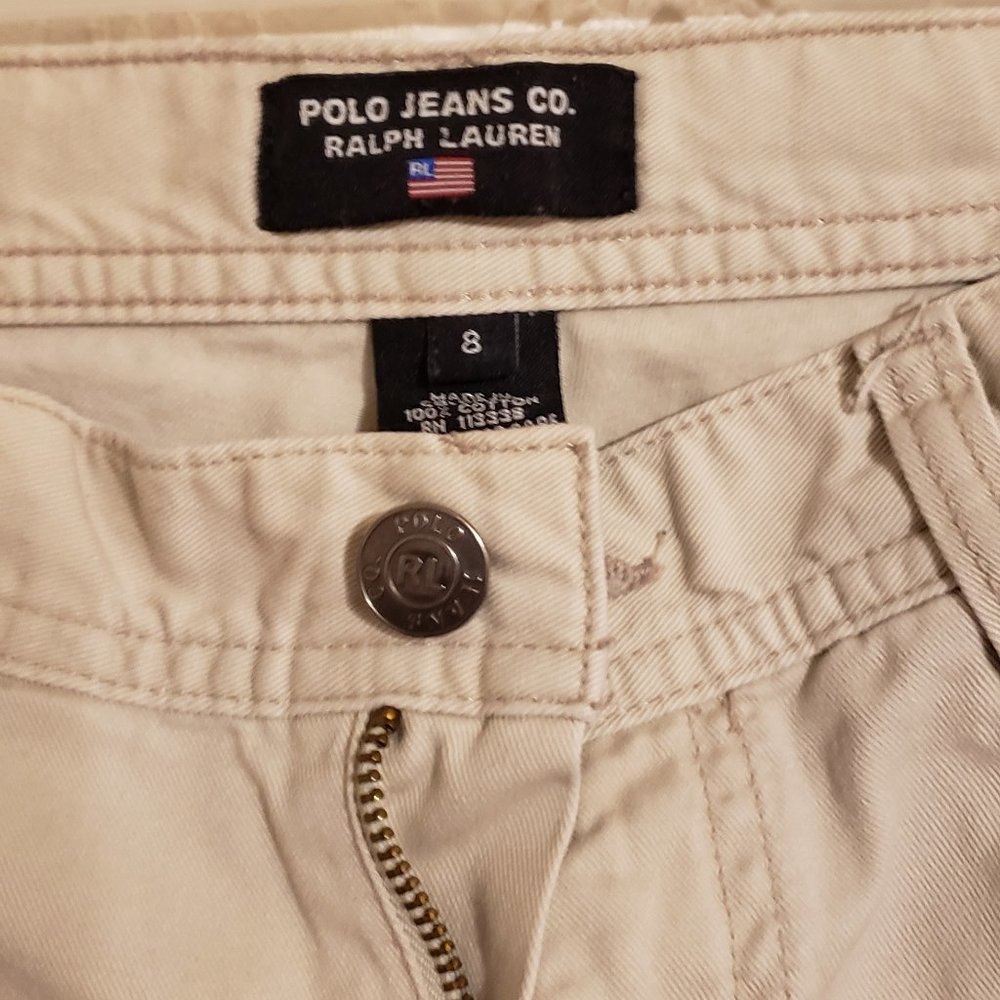 Polo Jeans Co., Tan, Size 8